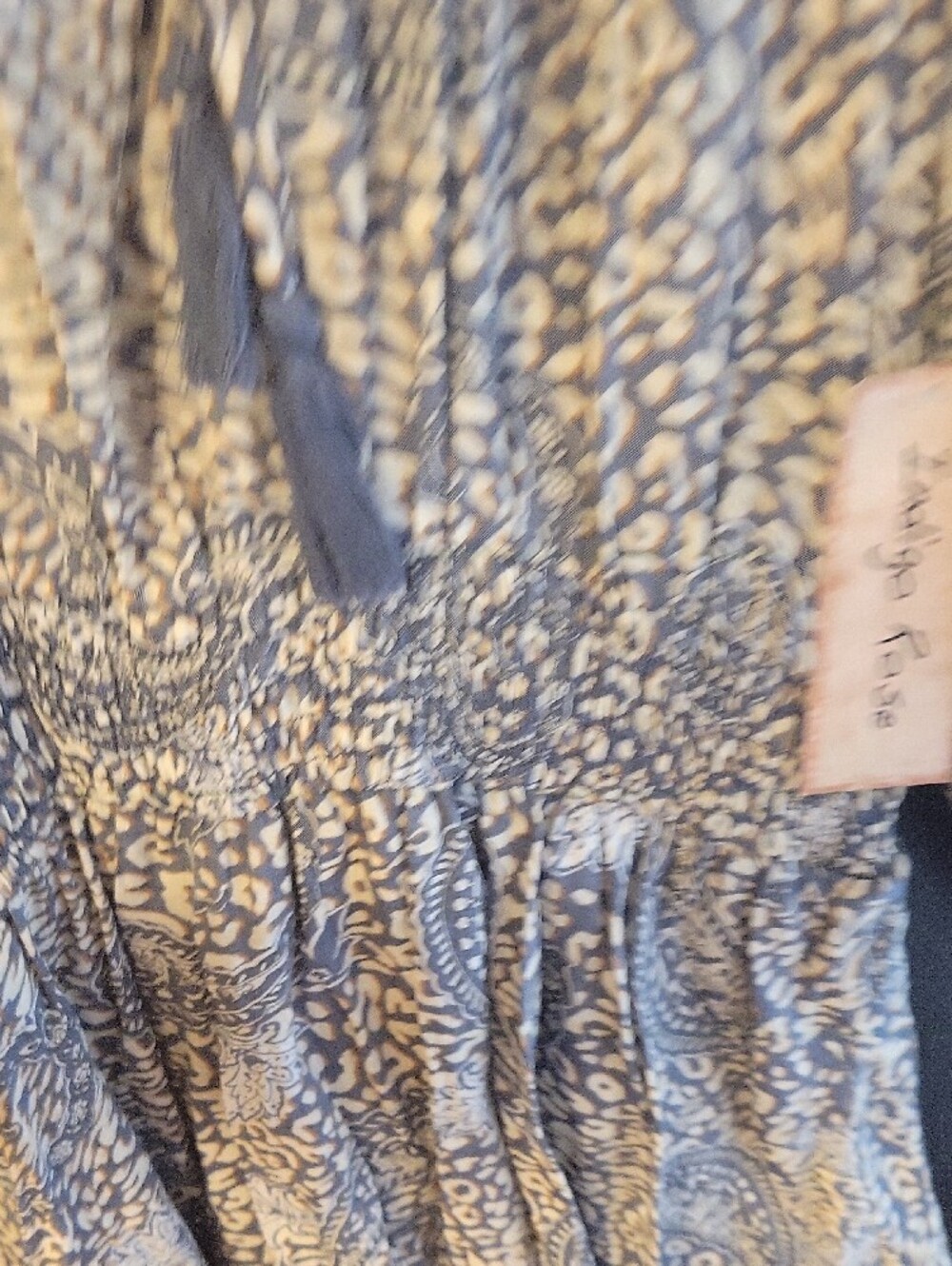 Indigo Rose Blue & White Paisley Midi Dress View 4